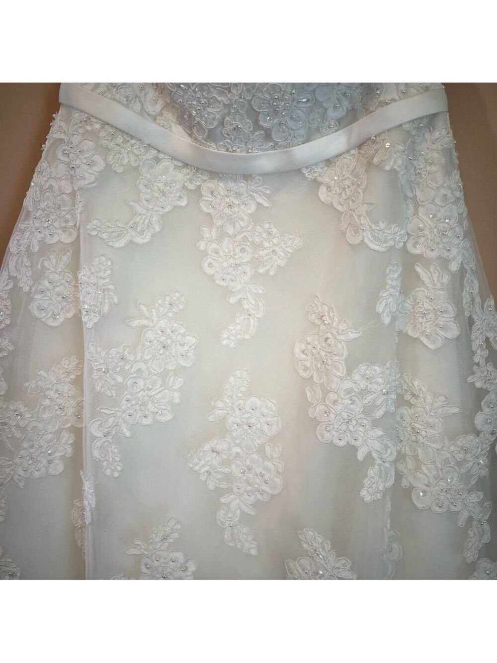 Galina Strapless Bridal or Quinceañera Gown- Midi Length - Picture 5 of 12